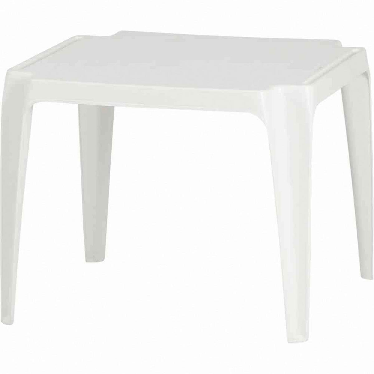 ProGarden Kindermöbel-Set weiß Kunststoff B/H/L: ca. 38x53x43 cm Kindermöbel-Set_4xSessel_1xTisch - weiß (43,00/38,00/53,00cm) - ProGarden