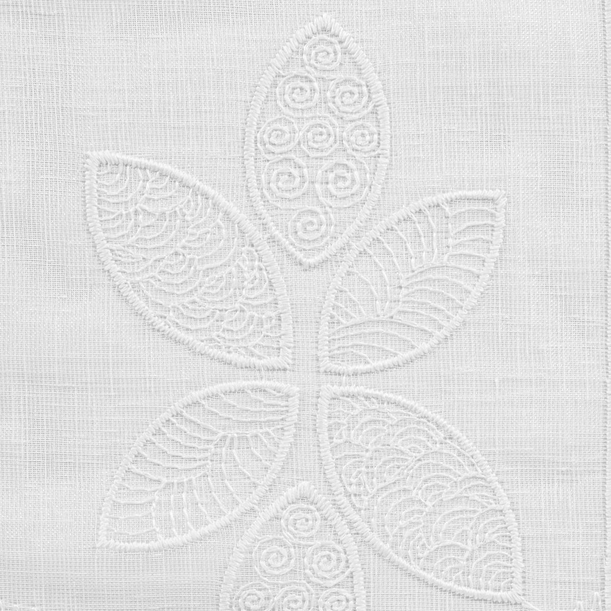 Scheibengardinen-Meterware weiß H: ca. 30 cm Scheibengardine - weiß (30,00cm)