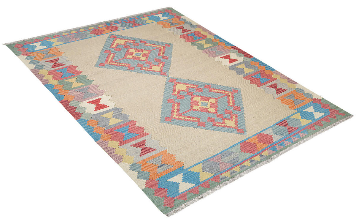 PersaTepp Teppich Kelim Gashgai bunt B/H/L: ca. 175x1x243 cm Kelim Gashgai - bunt (243,00/175,00/1,00cm) - PersaTepp