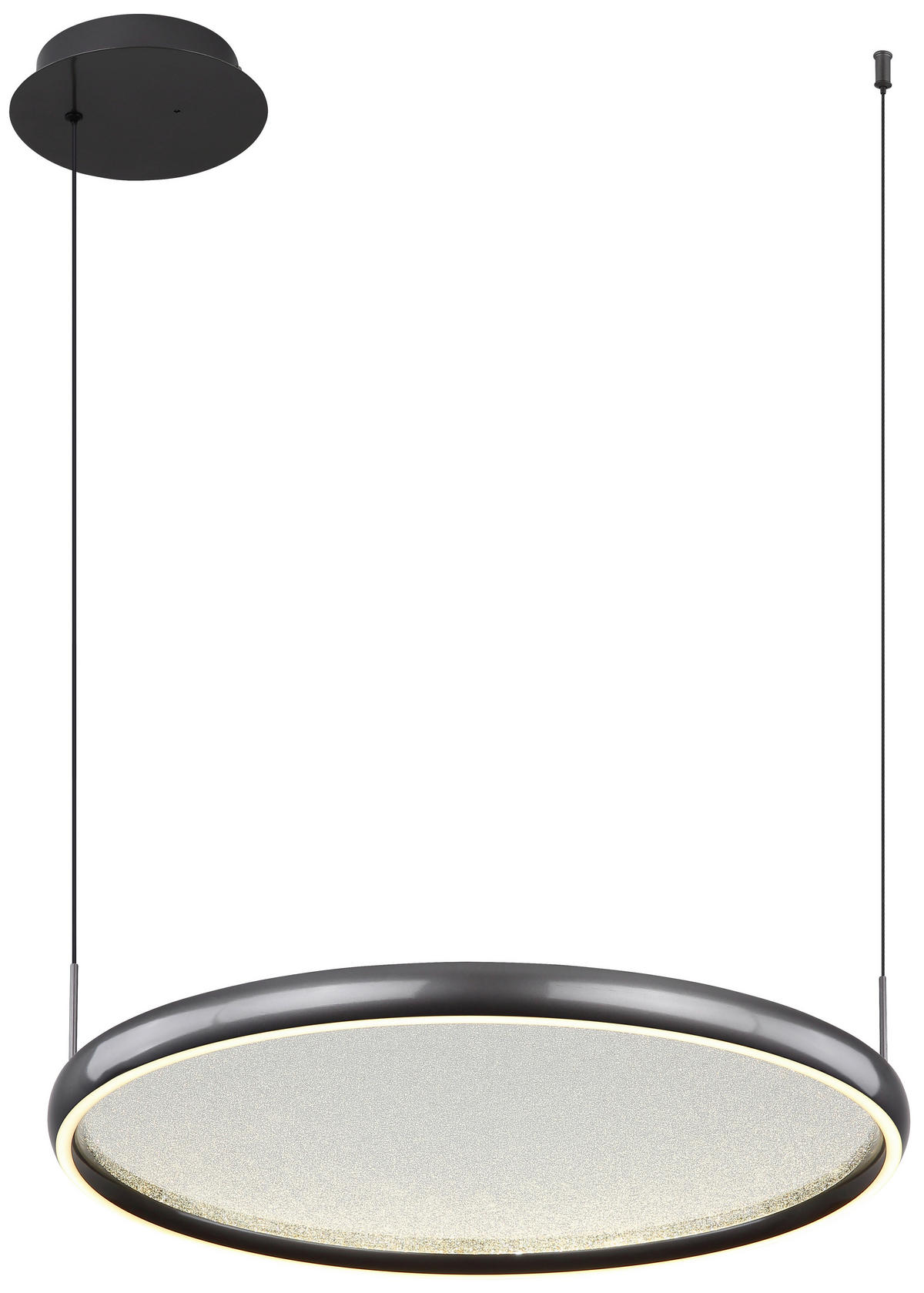 GLOBO LED-Pendelleuchte schwarz Metall Aluminium B/H/L: ca. 60x150x63 cm 1.0 Brennstellen BRIGGS - schwarz (63,00/60,00/150,00cm) - GLOBO