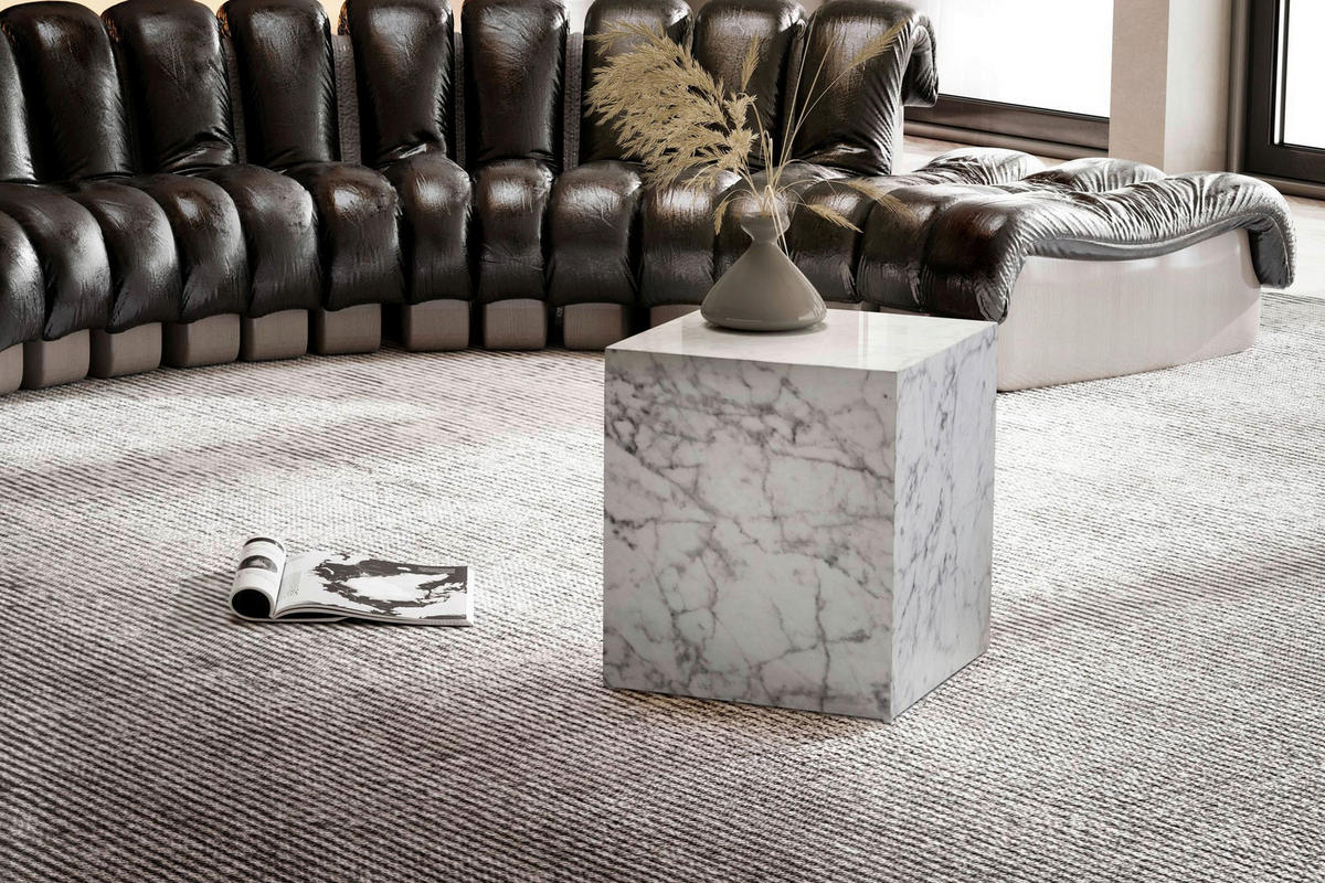 Couchtisch Marmoroptik B/H/T: ca. 40x45x40 cm Couchtisch - Marmoroptik (40,00/45,00/40,00cm) - Wohnling