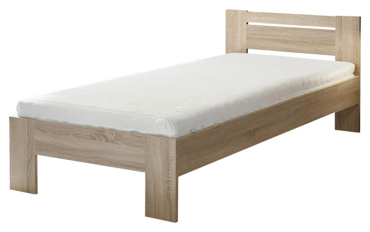 Futonbett Cannes Eiche Sonoma Nachbildung Liegefläche B/L: ca. 90x200 cm Cannes - Eiche (95,00/71,00/204,00cm)
