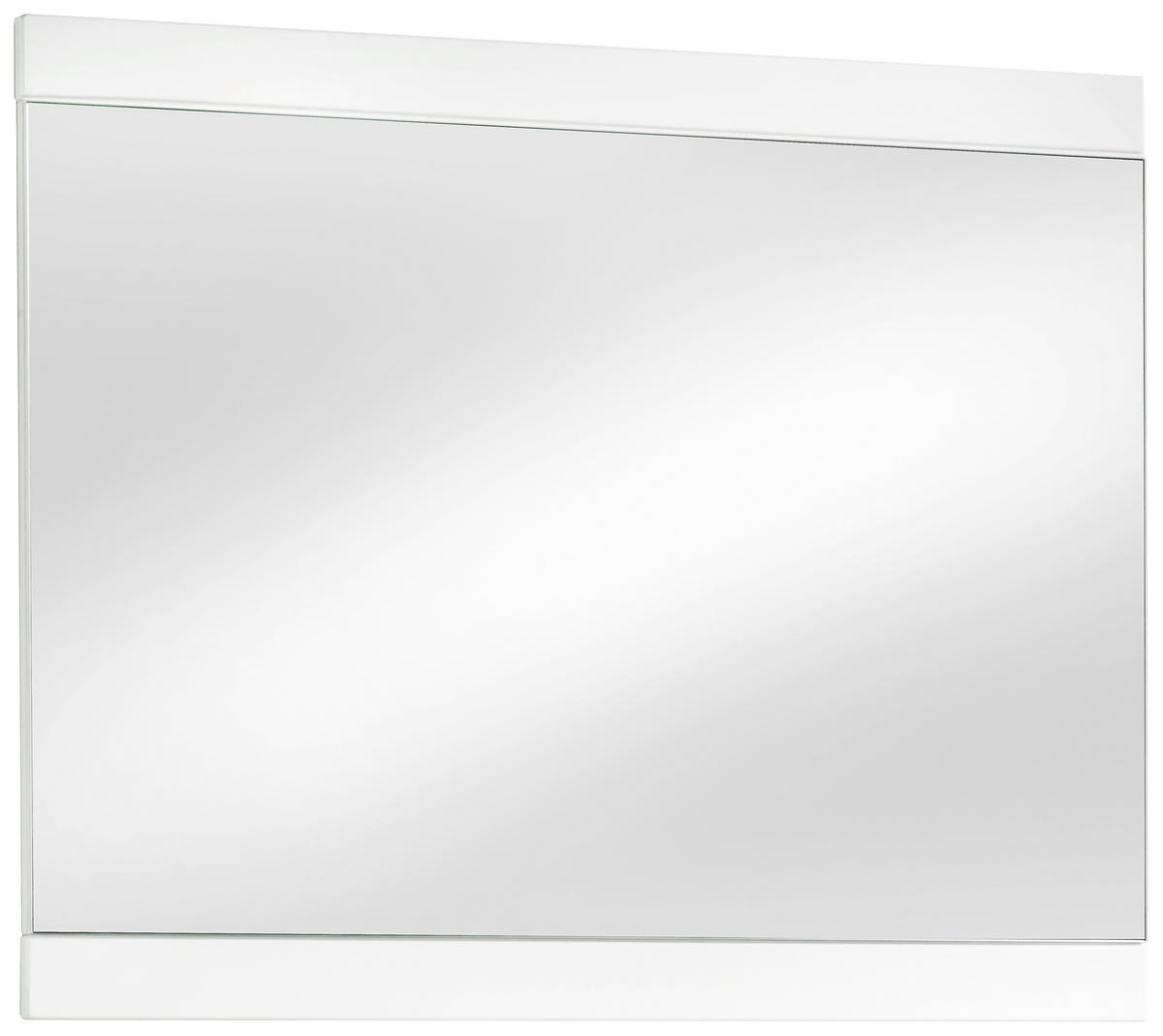 Wandspiegel Atlanta weiß Hochglanz B/H/T: ca. 90x73x2 cm Atlanta - weiß (90,00/73,00/2,00cm)