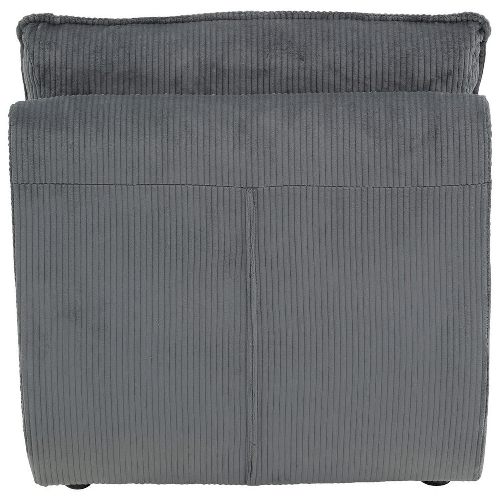 Thumbnail - Sessel Rhodos dunkelgrau Microfaser B/H/T: ca. 74x77x87 cm