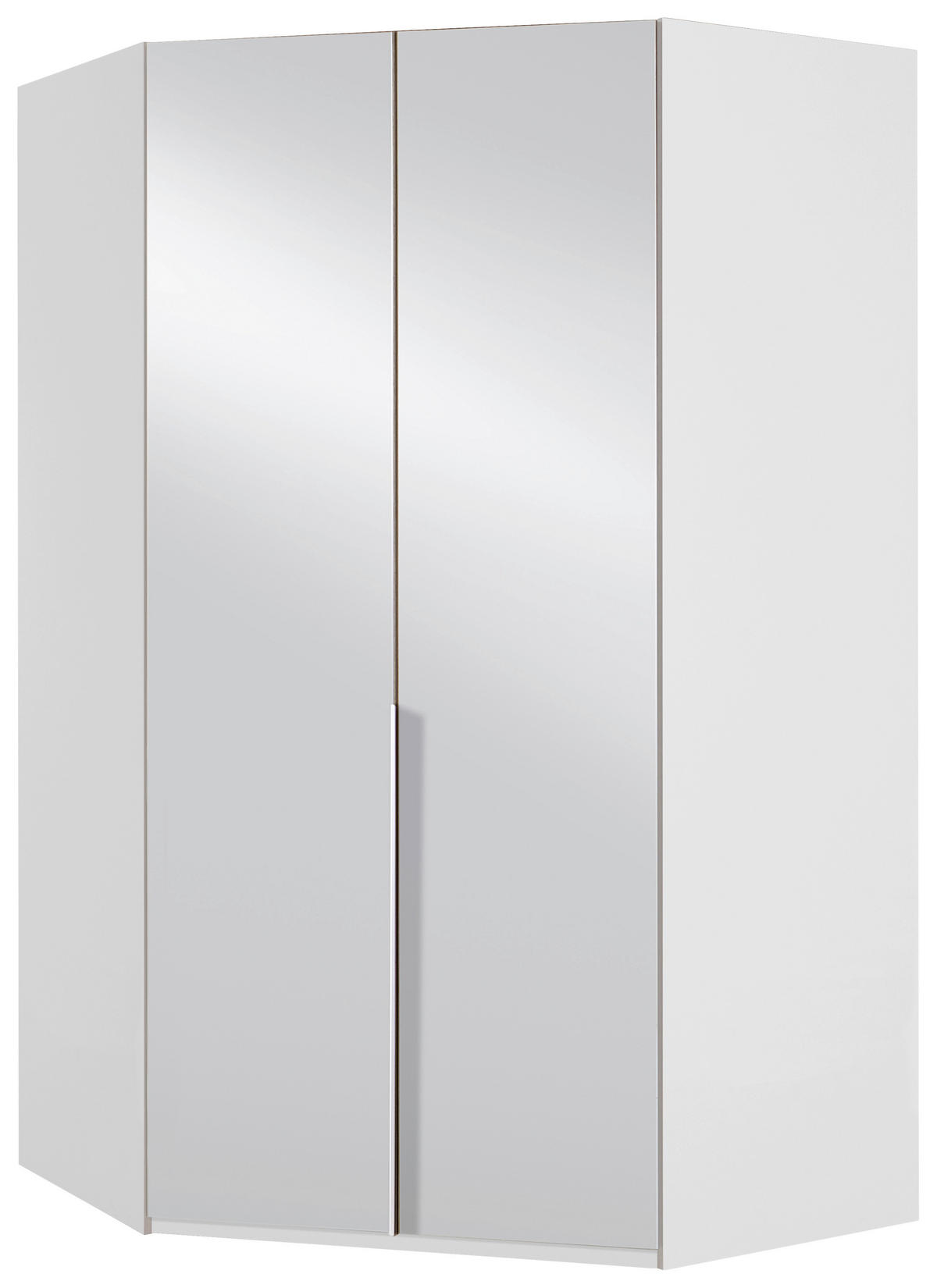 Eckschrank New York C Alpinweiß B/H/T: ca. 120x236x120 cm New York C - Alpinweiß (120,00/236,00/120,00cm)