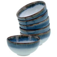 CreaTable Dipschalen-Set Cascade blau Steinzeug Cascade - blau - CreaTable