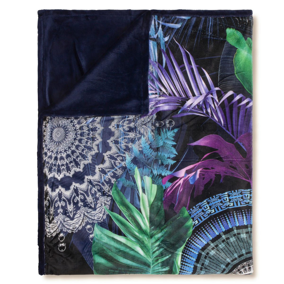 Wohndecke Zehra Polysamt Zehra - Multi (130,00/160,00cm) - HIP