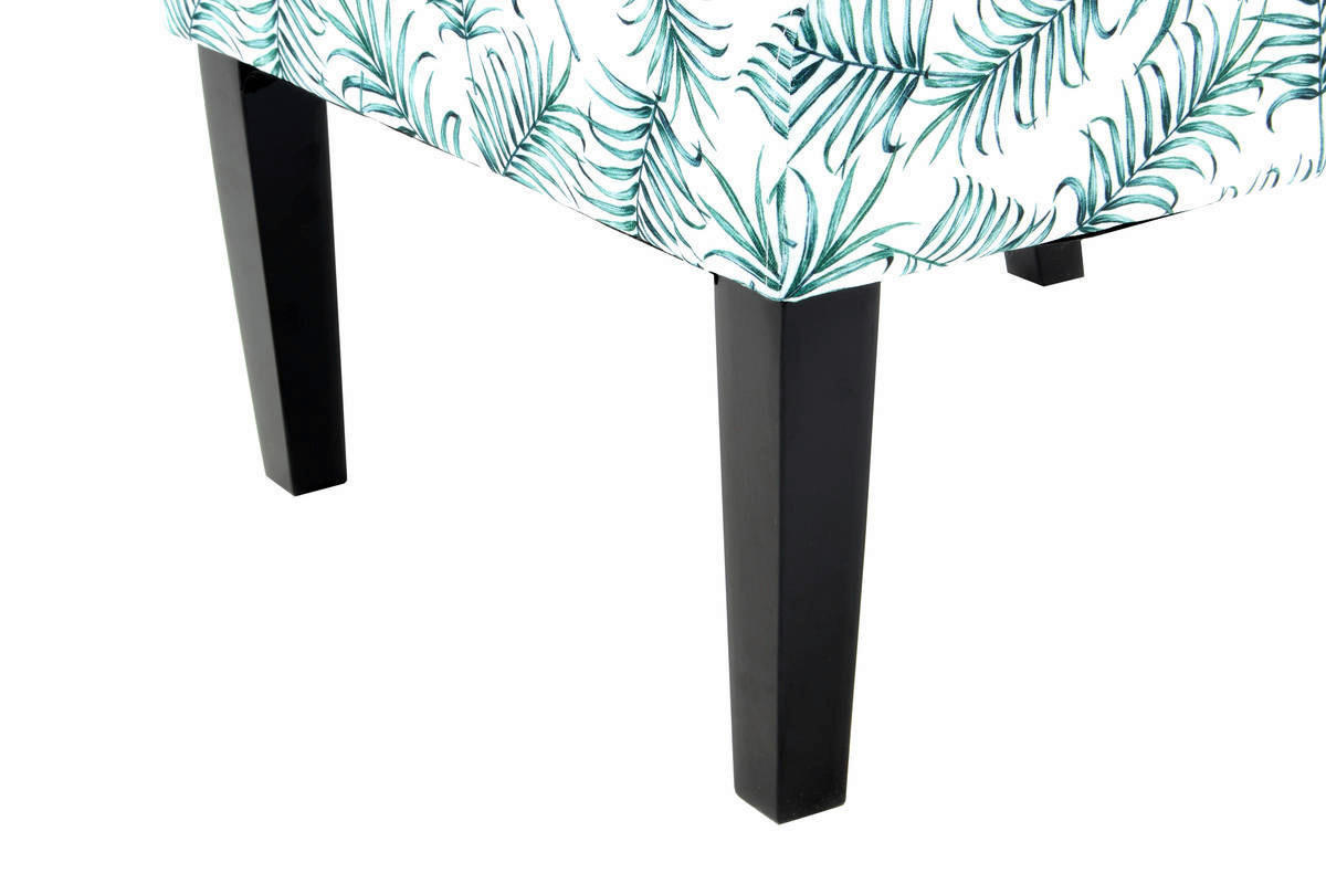 Stuhl Indira 100 weiß grün Microfaser Microfaser B/H/T: ca. 55x92x77 cm Indira 100 - weiß/schwarz (55,00/92,00/77,00cm) - 360 Living