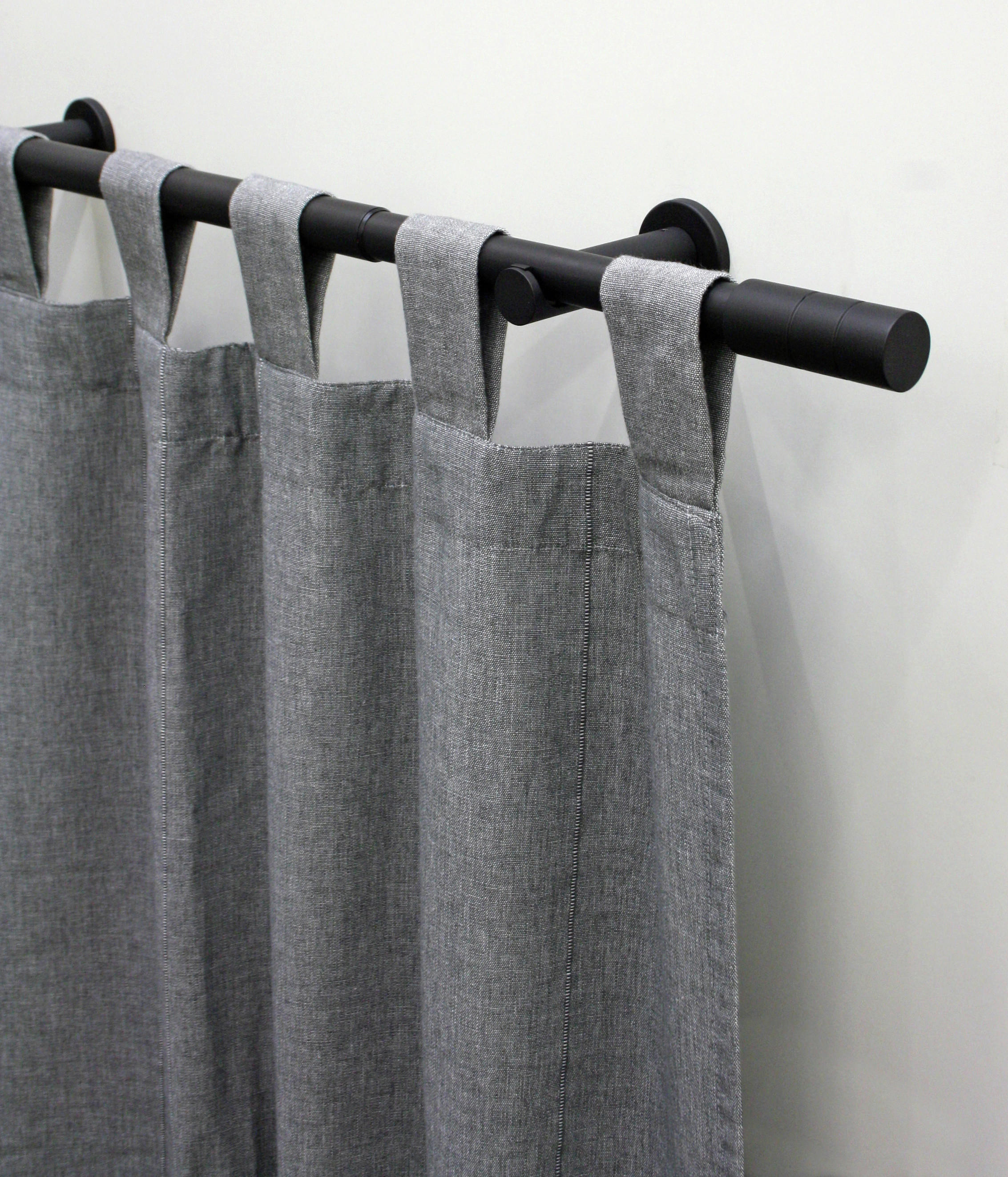 Boviva Stilgarnituren Zylinder mattschwarz Metall L: ca. 360 cm ausziehbar von ca. 190 bis 360 cm 1.0 Läufe Zylinder - mattschwarz (360,00cm) - Boviva