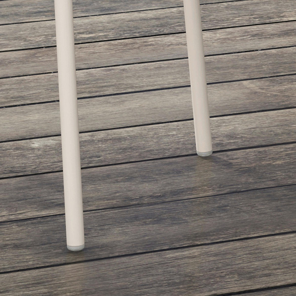 Outsunny Bistro-Set grau Stahl B/H/L: ca. 55x84x59 cm Bistro-Set - grau (59,00/55,00/84,00cm) - Outsunny