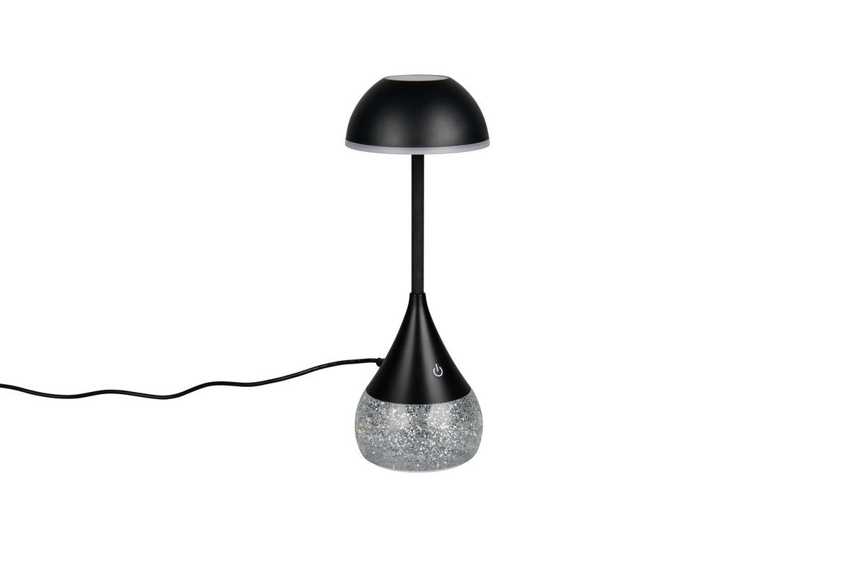 Reality Leuchten LED-Tischleuchte schwarz Kunststoff B/L: ca. 11x28,3 cm LED-Tischleuchte_Tembo - schwarz (11,00/28,30cm) - Reality Leuchten