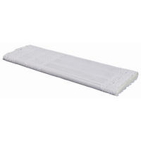Scheibengardinen-Meterware weiß H: ca. 50 cm Scheibengardine - weiß (50,00cm)