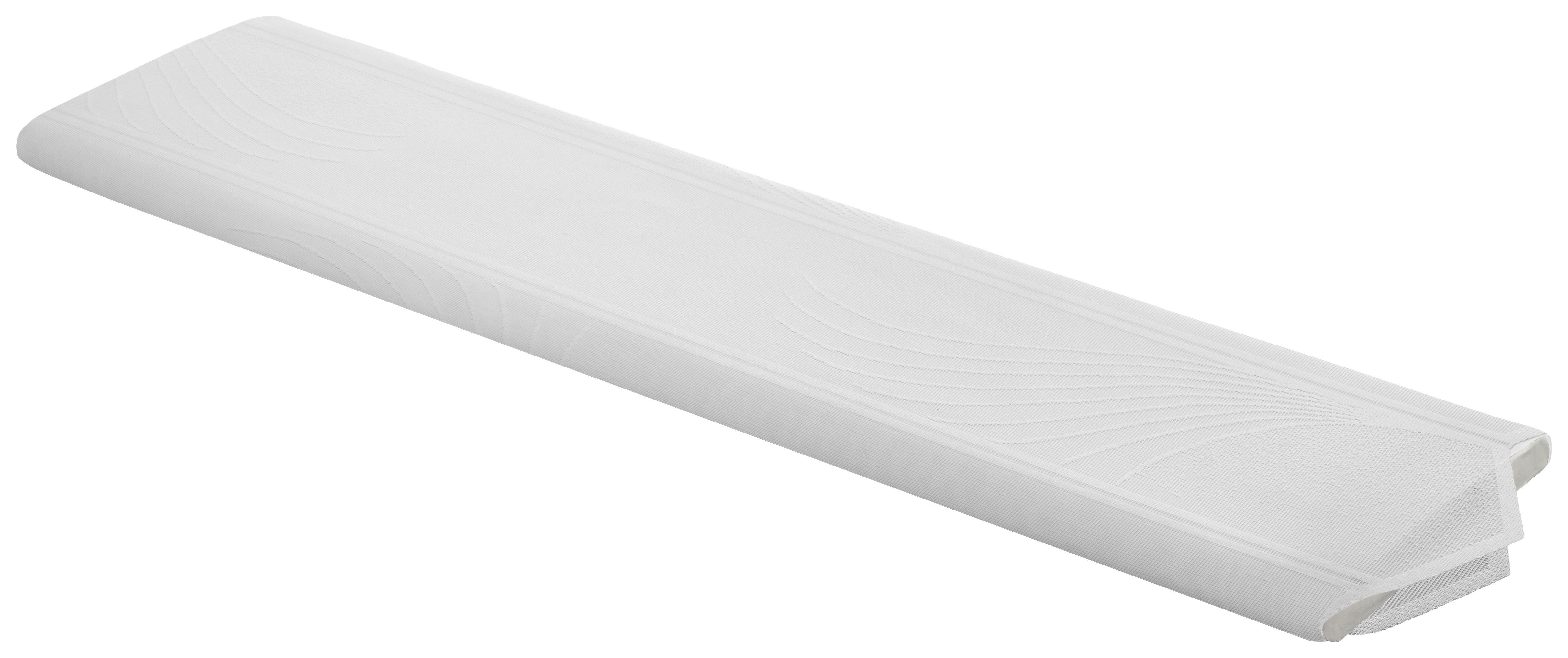 Scheibengardinen-Meterware Strahlen weiß H: ca. 120 cm Strahlen - weiß (120,00cm)