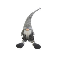Wichtel grau Wild Deko-Wichtel_M - weiß/grau