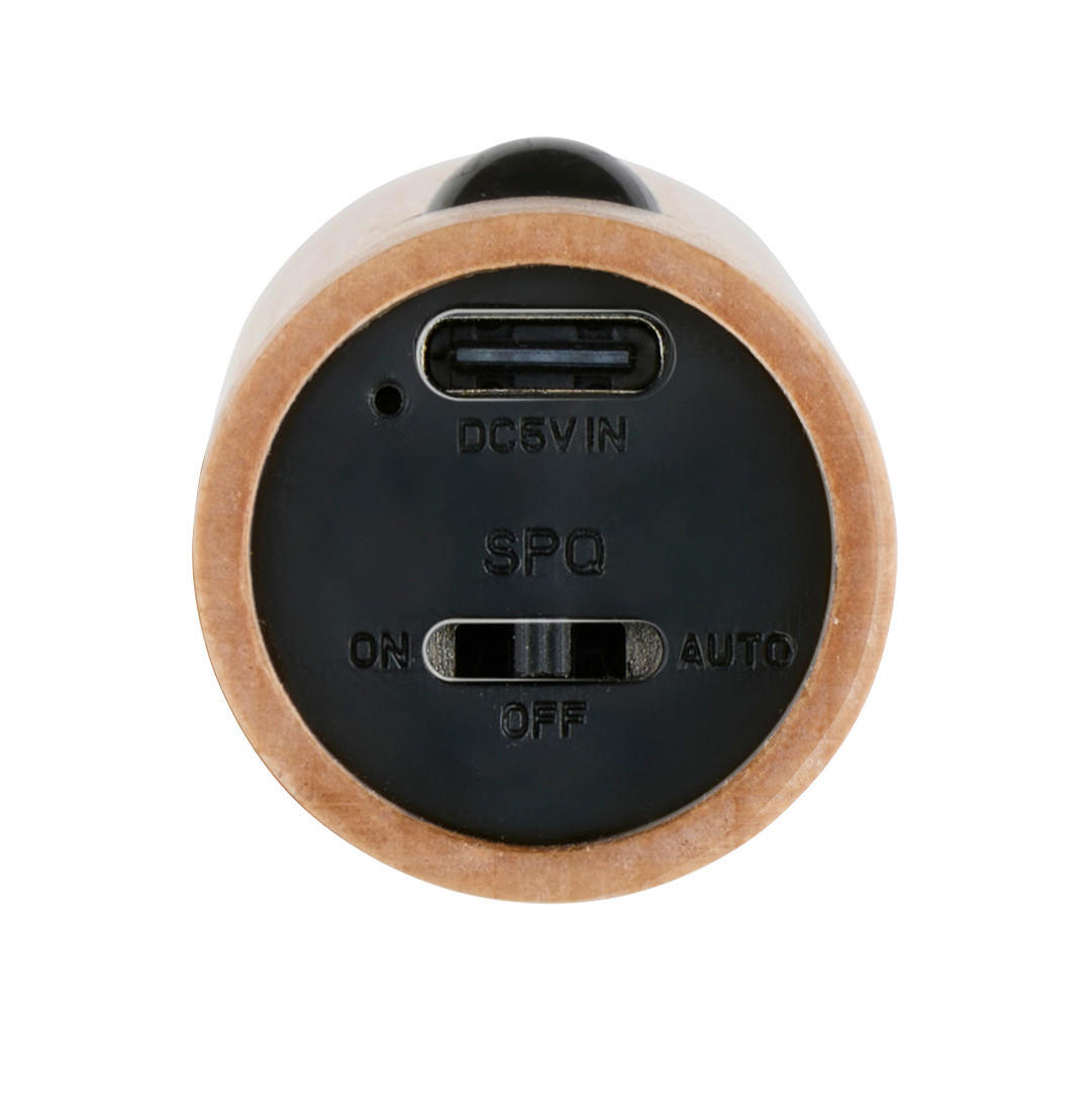 LED-Wandleuchte hellbraun dunkelbraun B/H/L: ca. 3x6x18 cm LED-Wandleuchte_Portabel - dunkelbraun/hellbraun (18,00/3,00/6,00cm)