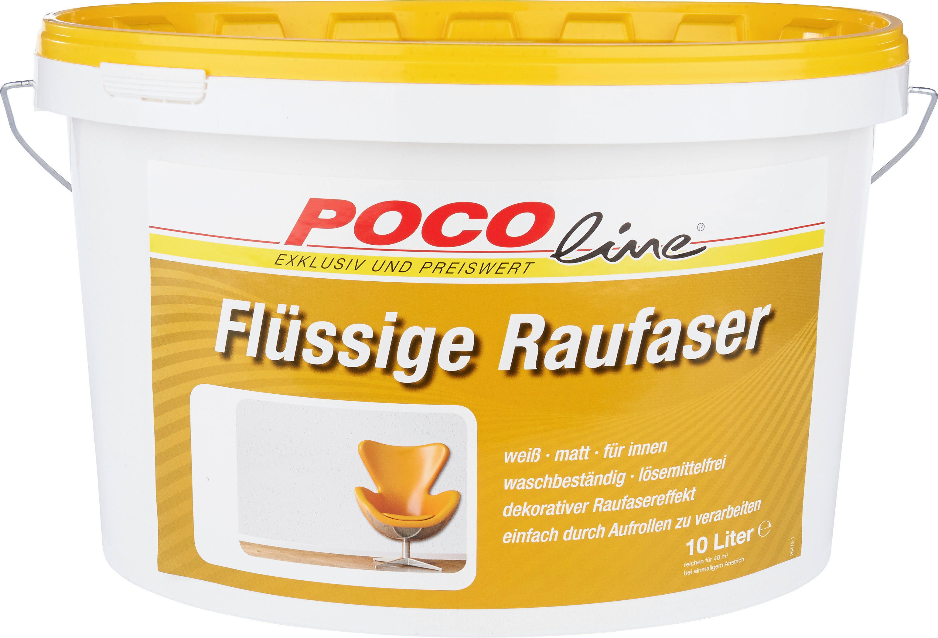 POCOline Flüssige Raufaser weiß ca. 10 l