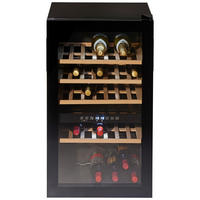 Wolkenstein Weintemperierschrank WTS49DW schwarz B/H/T: ca. 48x85,5x57,5 cm Weintemperierschrank WTS49DW - schwarz (48,00/85,50/57,50cm) - Wolkenstein