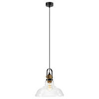 Lamkur Pendelleuchte MATTEO 40851 oxidgrün Glas Stahl H/L: ca. 112x28 cm E27 1 Brennstellen MatteO - oxidgrün (28,00cm) - Lamkur