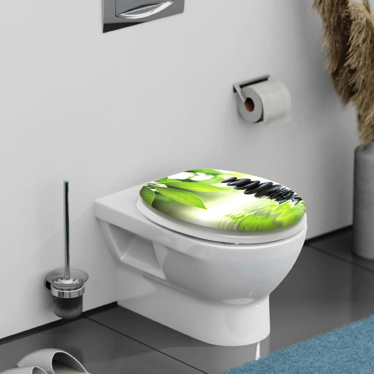 WC-Sitz grün MDF WC-Sitz_Shiga MDF FSC - grün