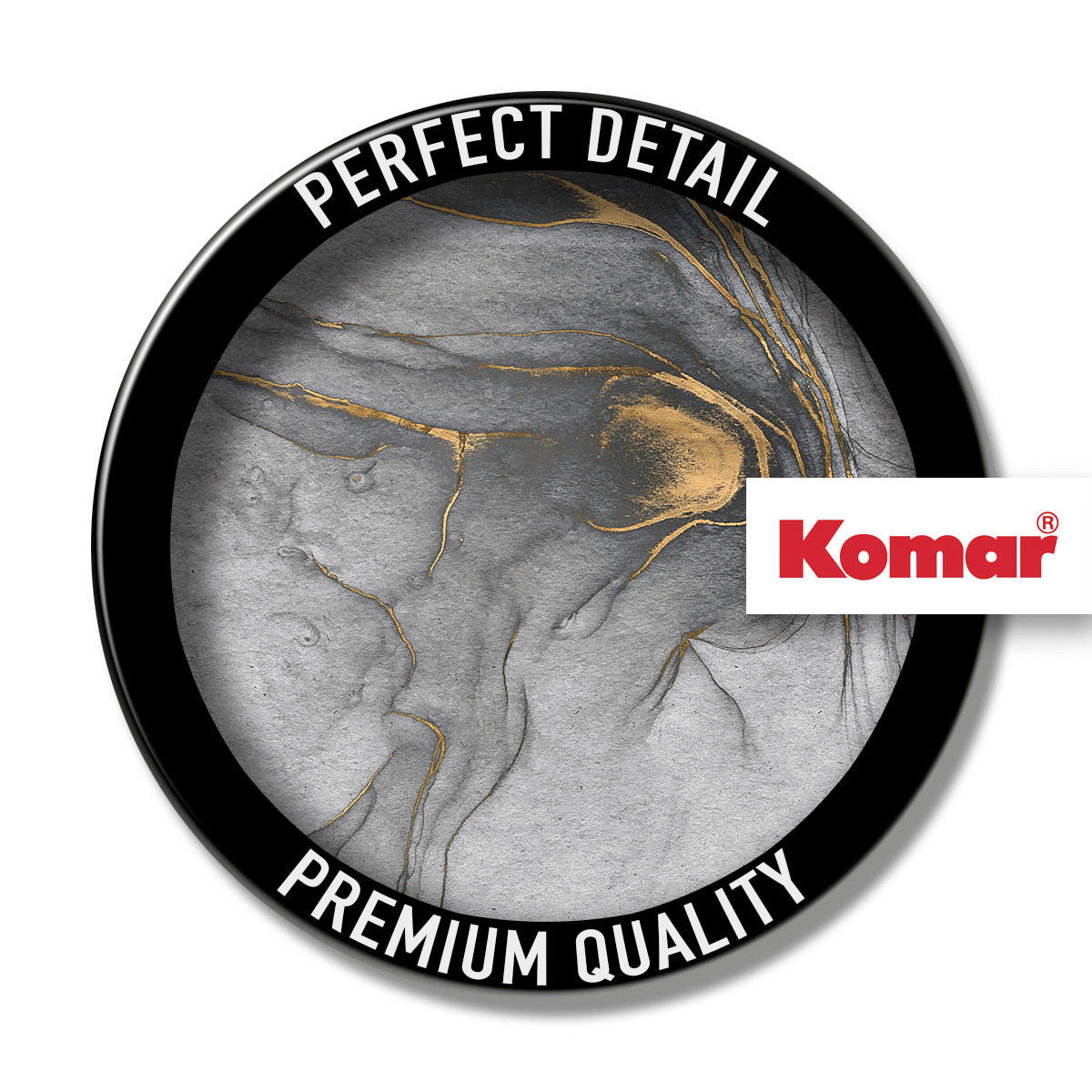 Komar Fototapete Ink Gold Flow B/L: ca. 350x250 cm Ink Gold Flow - (350,00/250,00cm) - Komar