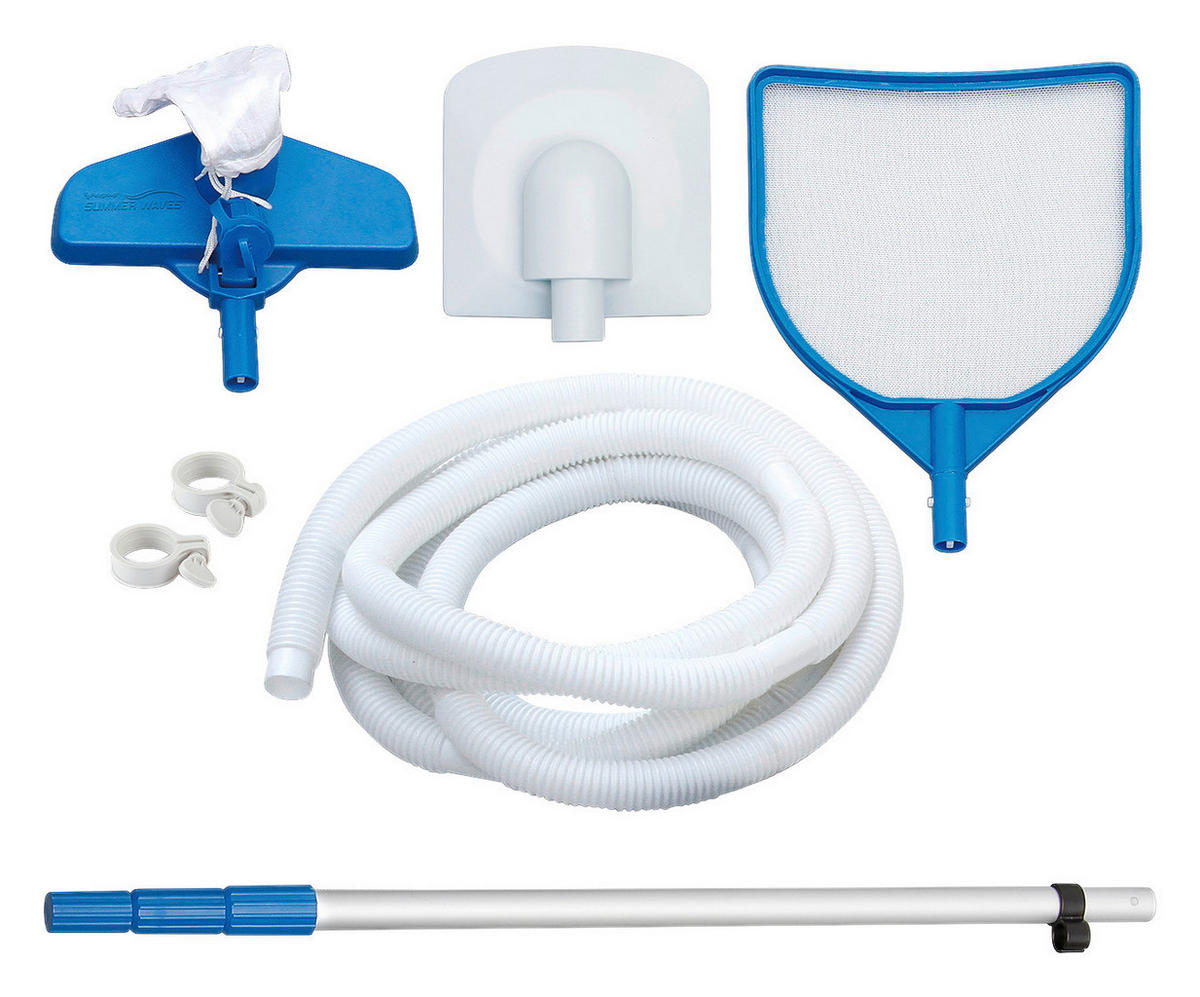 Summer Waves Poolset Elite H/D: ca. 107x427 cm Elite - grau (427,00/107,00cm) - Summer Waves