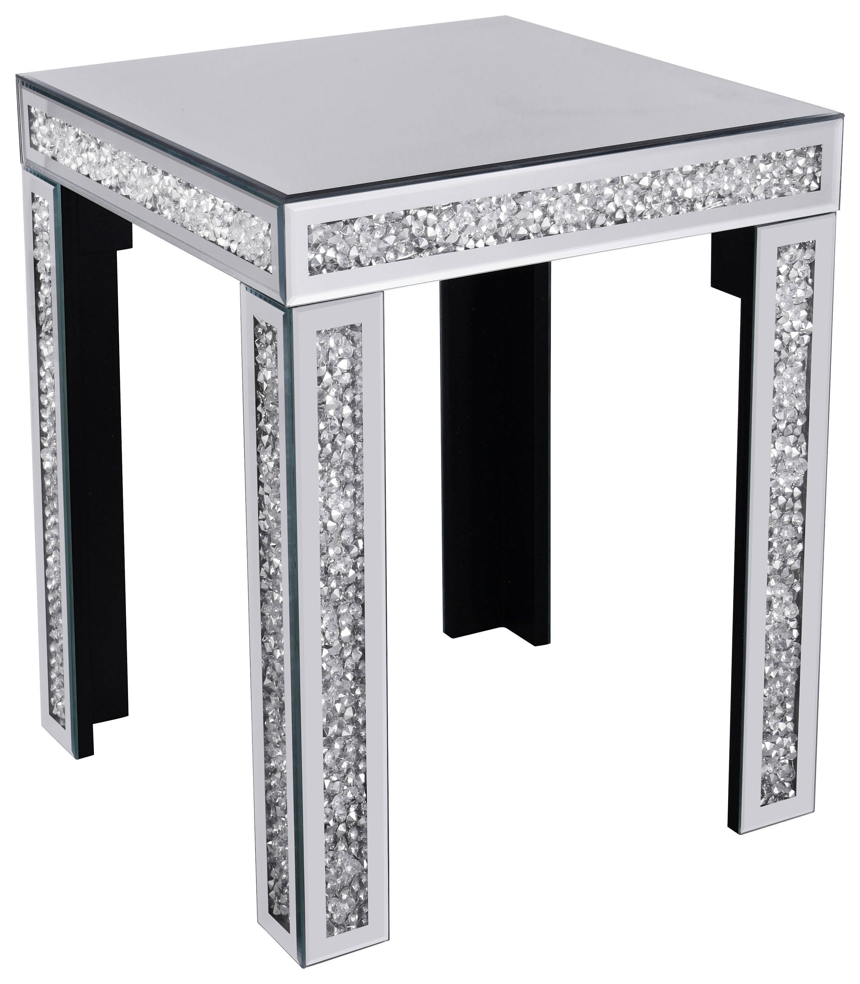 Beistelltisch Zoe silber B/H/T: ca. 40x50x40 cm Zoe - silber (40,00/50,00/40,00cm)
