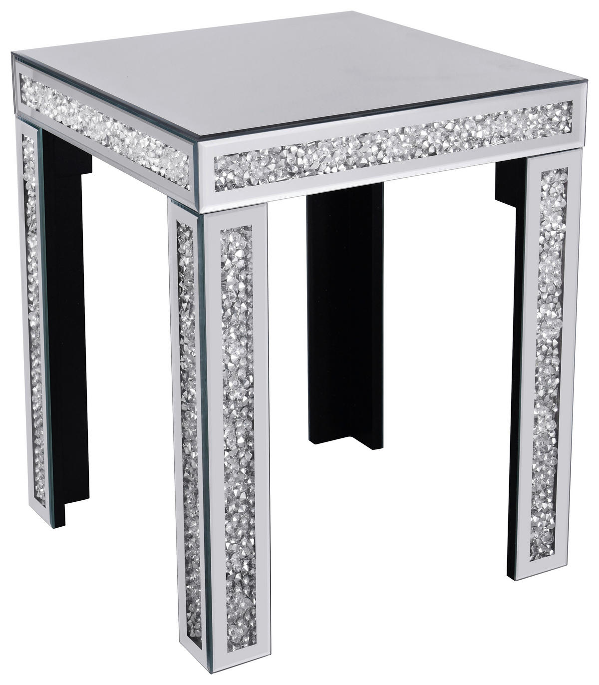 Beistelltisch Zoe silber B/H/T: ca. 40x50x40 cm Zoe - silber (40,00/50,00/40,00cm)