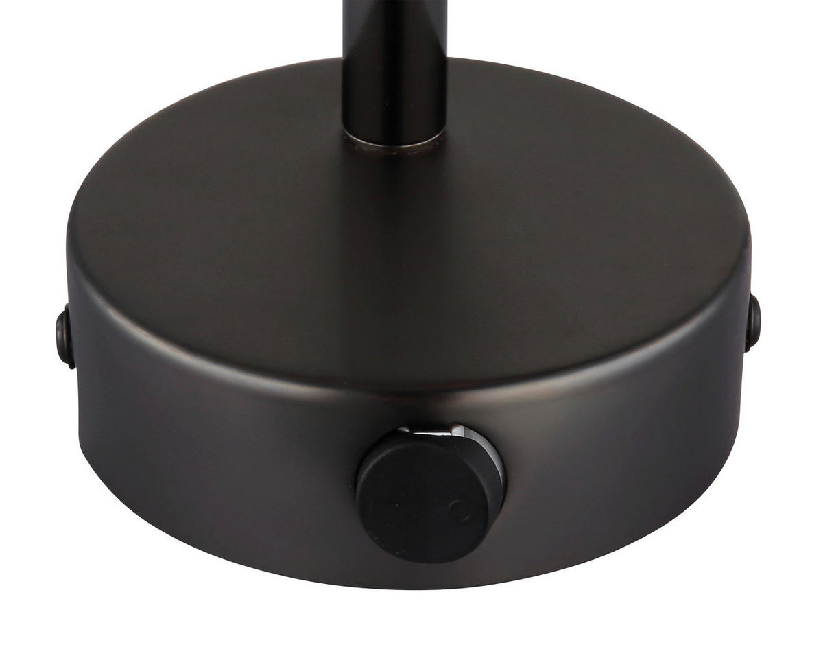 GLOBO Strahler schwarz Chrom Metall Glas B/H/L: ca. 12x14,5x14 cm E14 1 Brennstellen Strahler-Frosta - schwarz/Chrom (14,00/12,00/14,50cm) - GLOBO