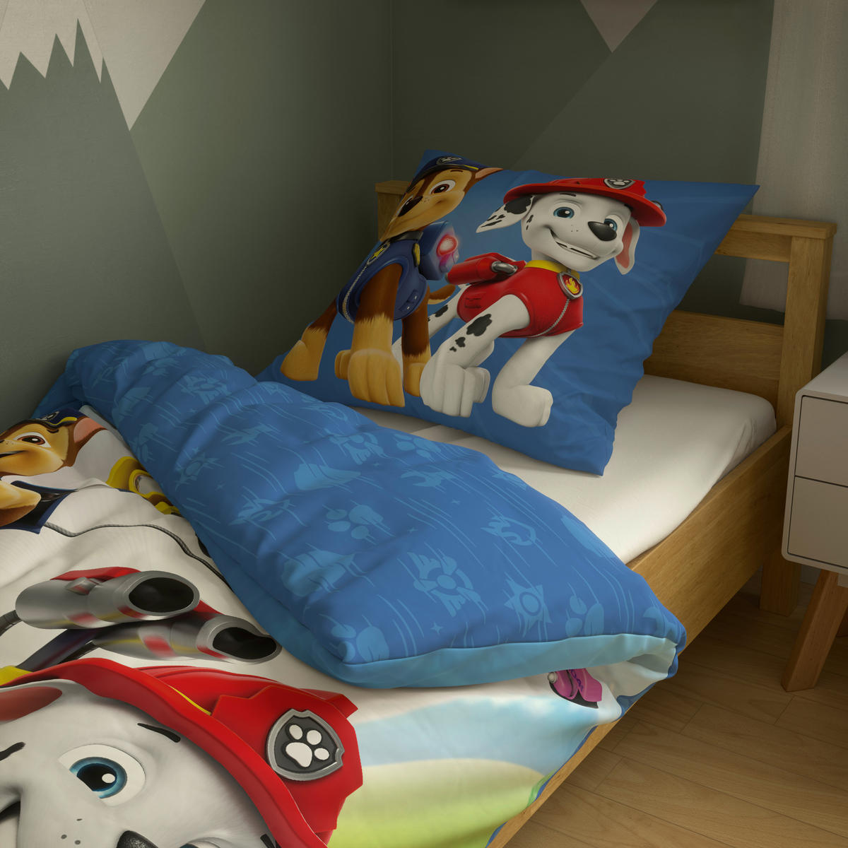 Microfaser Bettwäsche Bettwäsche_Microfaser_Paw_Patrol - multicolor (135,00/200,00cm) - Paw Patrol