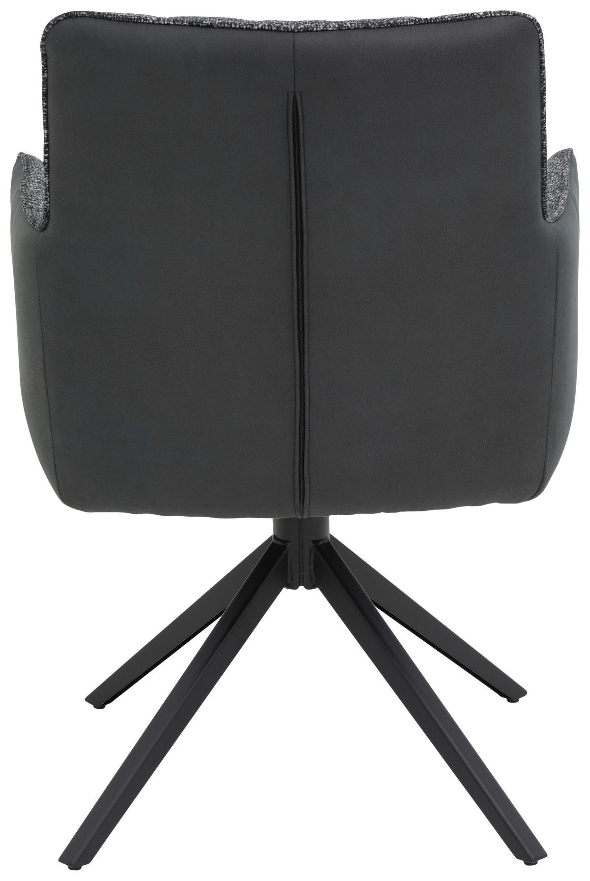 Sessel Udine, 2er-Set anthrazit Webstoff Microfaser B/H/T: ca. 62x90,5x66 cm Udine, 2er-Set - anthrazit (62,00/90,50/66,00cm) - Hela