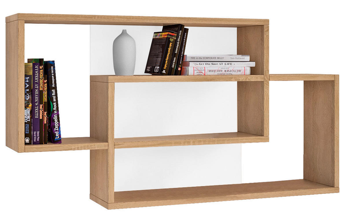 Wandboard Dream Eiche Sonoma Nachbildung weiß B/H/T: ca. 90x48x16 cm Dream - Eiche/weiß (90,00/48,00/16,00cm)