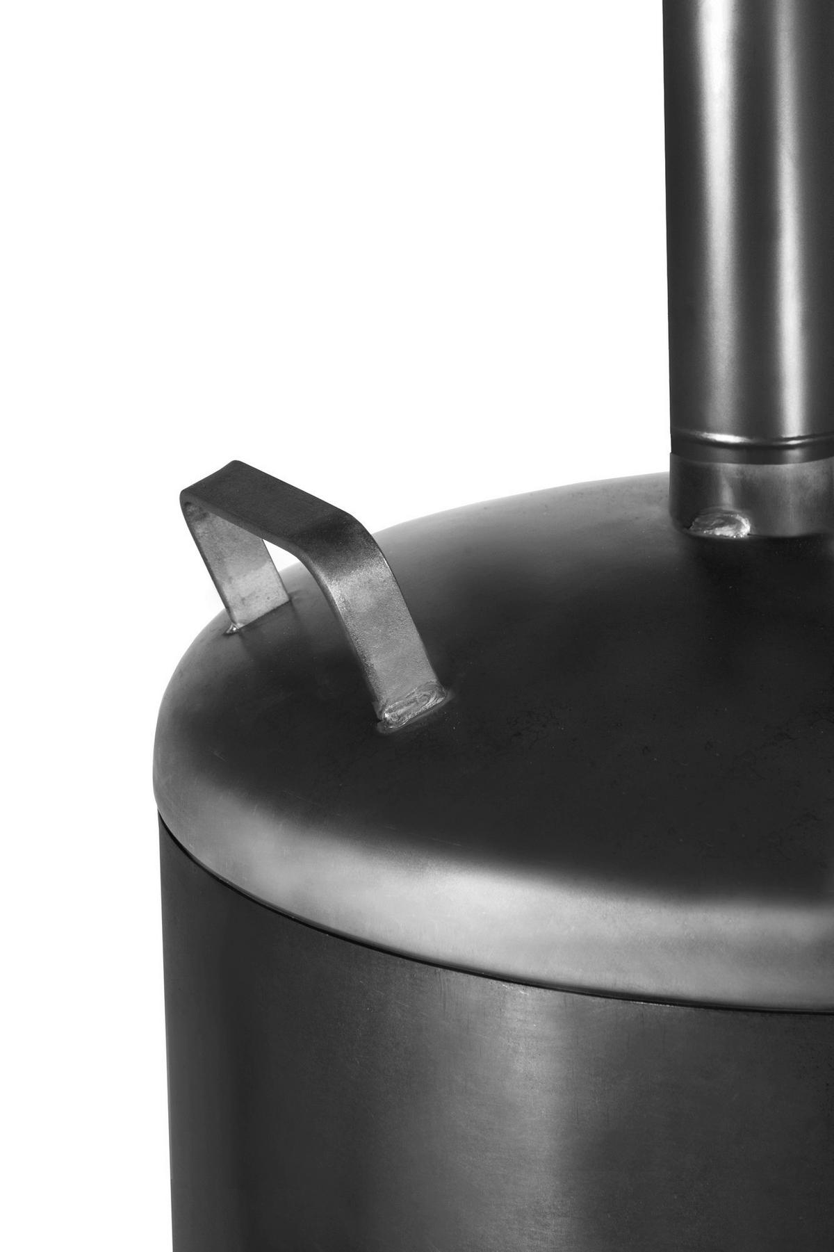 CookKing Gartenofen Faro schwarz Stahl B/H/T: ca. 40x158x40 cm Faro - schwarz (40,00/158,00/40,00cm) - CookKing