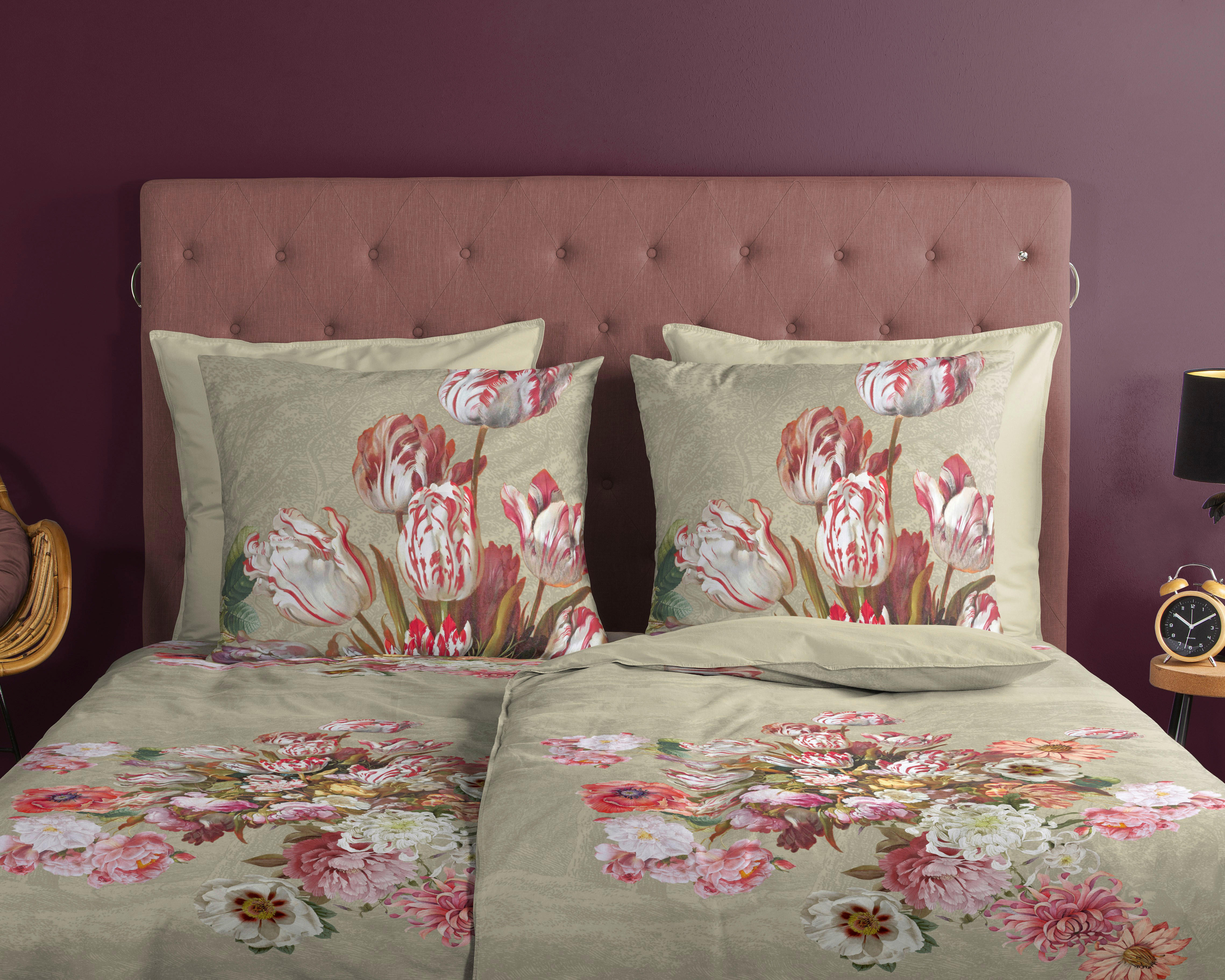 Thumbnail - Baumwoll Bettwäsche Miran sand Baumwolle B/L: ca. 155x220 cm