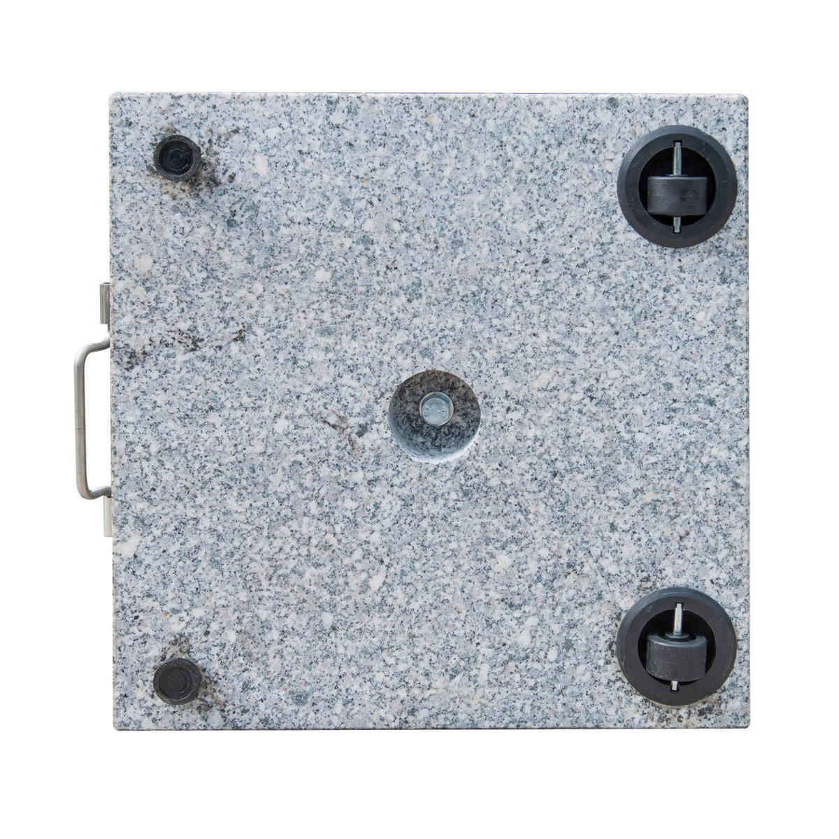 Outsunny Sonnenschirmständer grau Marmor B/H/L: ca. 40x36x40 cm Sonnenschirmständer - grau (40,00/40,00/36,00cm) - Outsunny