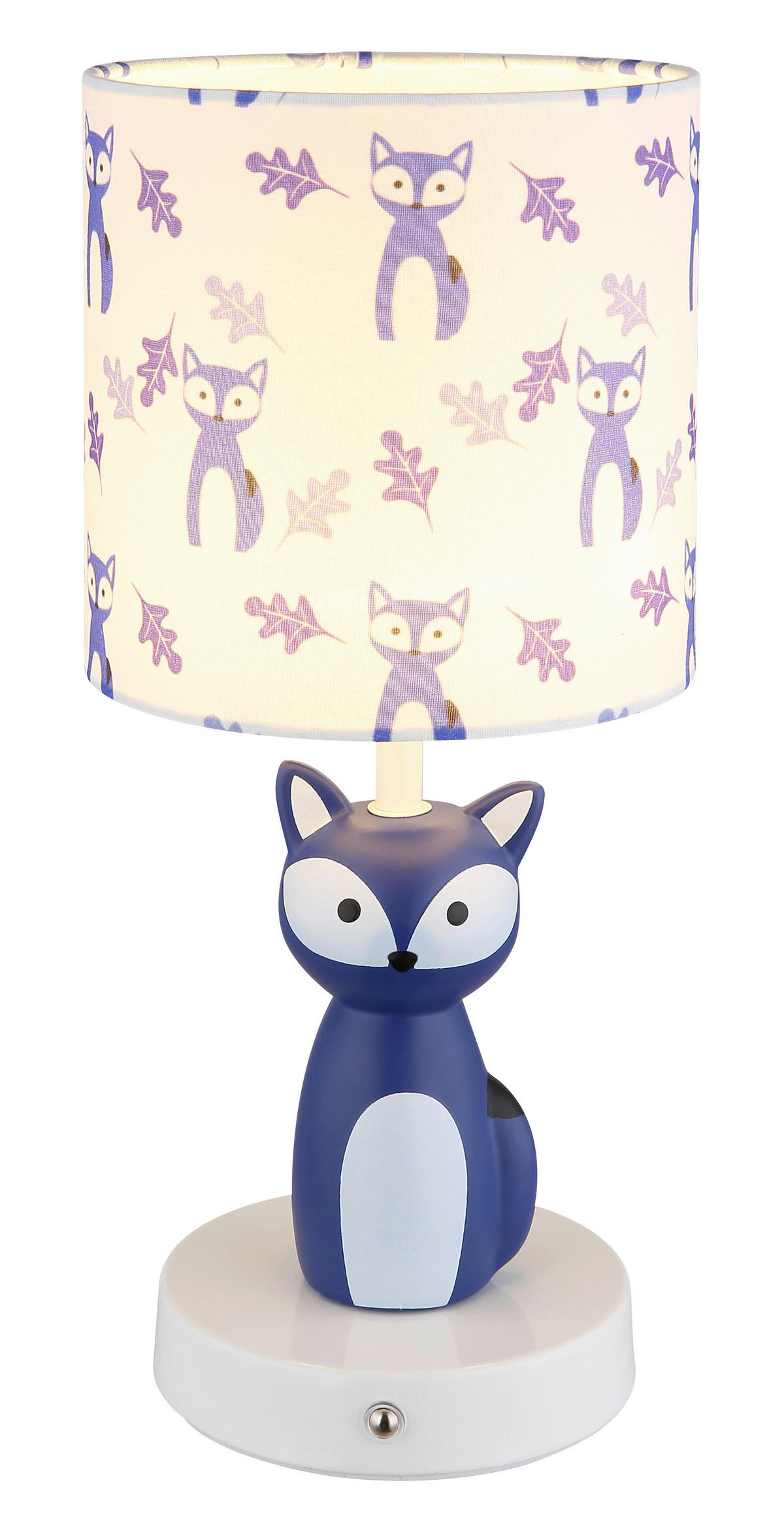 GLOBO Tischleuchte FOXY - blau/weiß (15,00/33,50cm) - GLOBO
