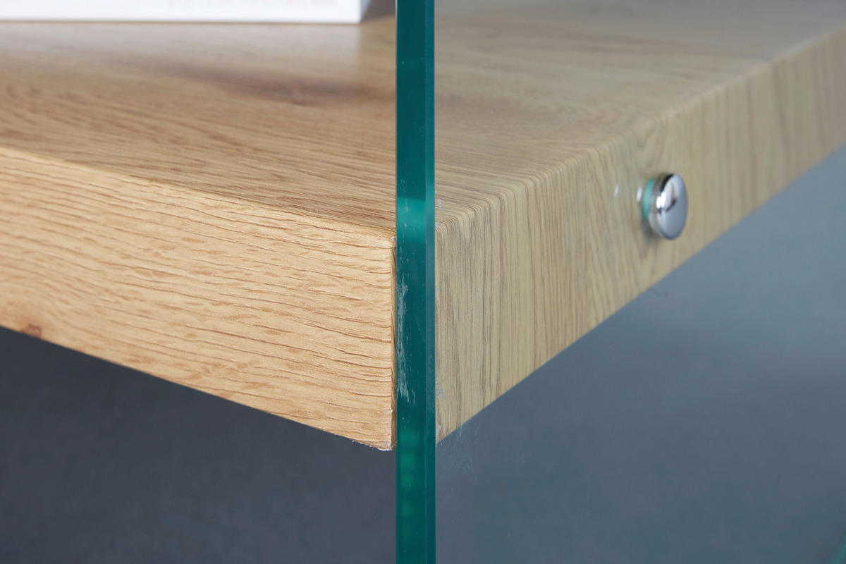 Couchtisch Benina Eiche Wild Nachbildung B/H/T: ca. 110x60x45,5 cm Benina - Eiche (110,00/60,00/45,50cm) - Inter Link
