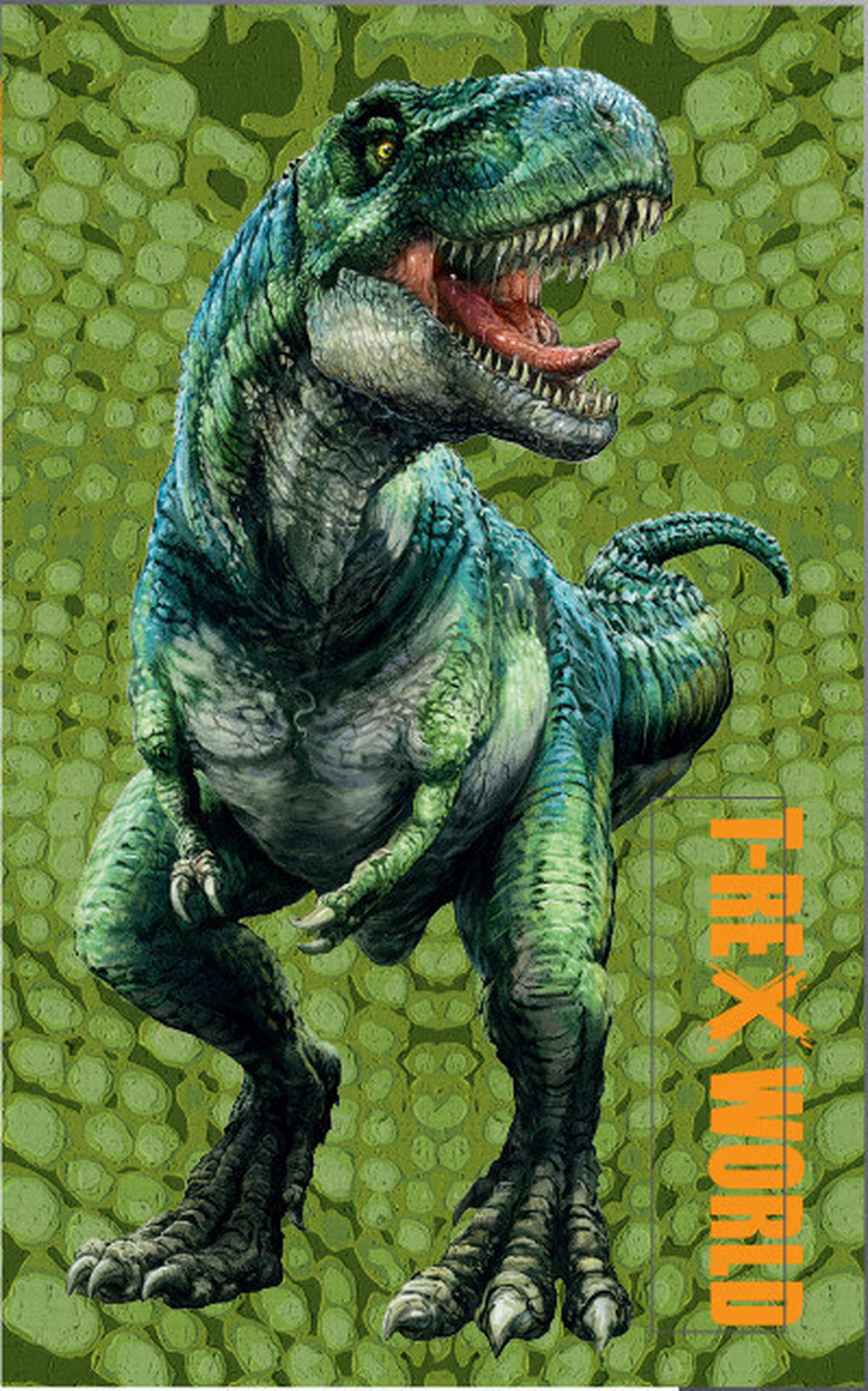 T-Rex World Kinderteppich grün B/L: ca. 80x120 cm Kinderteppich_T-Rex_World 80x120cm - grün (80,00/120,00cm) - T-Rex World