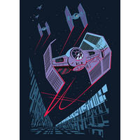 Komar Poster Star Wars Classic Vector TIE-Fighte Star Wars - Intro B/L: ca. 50x70 cm Star Wars Classic Vector TIE-Fighte - (50,00/70,00cm) - Komar