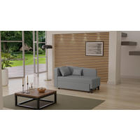 Recamiere Lübeck grau B/H/T: ca. 148x75x85 cm Lübeck - schwarz/grau (148,00/75,00/85,00cm)