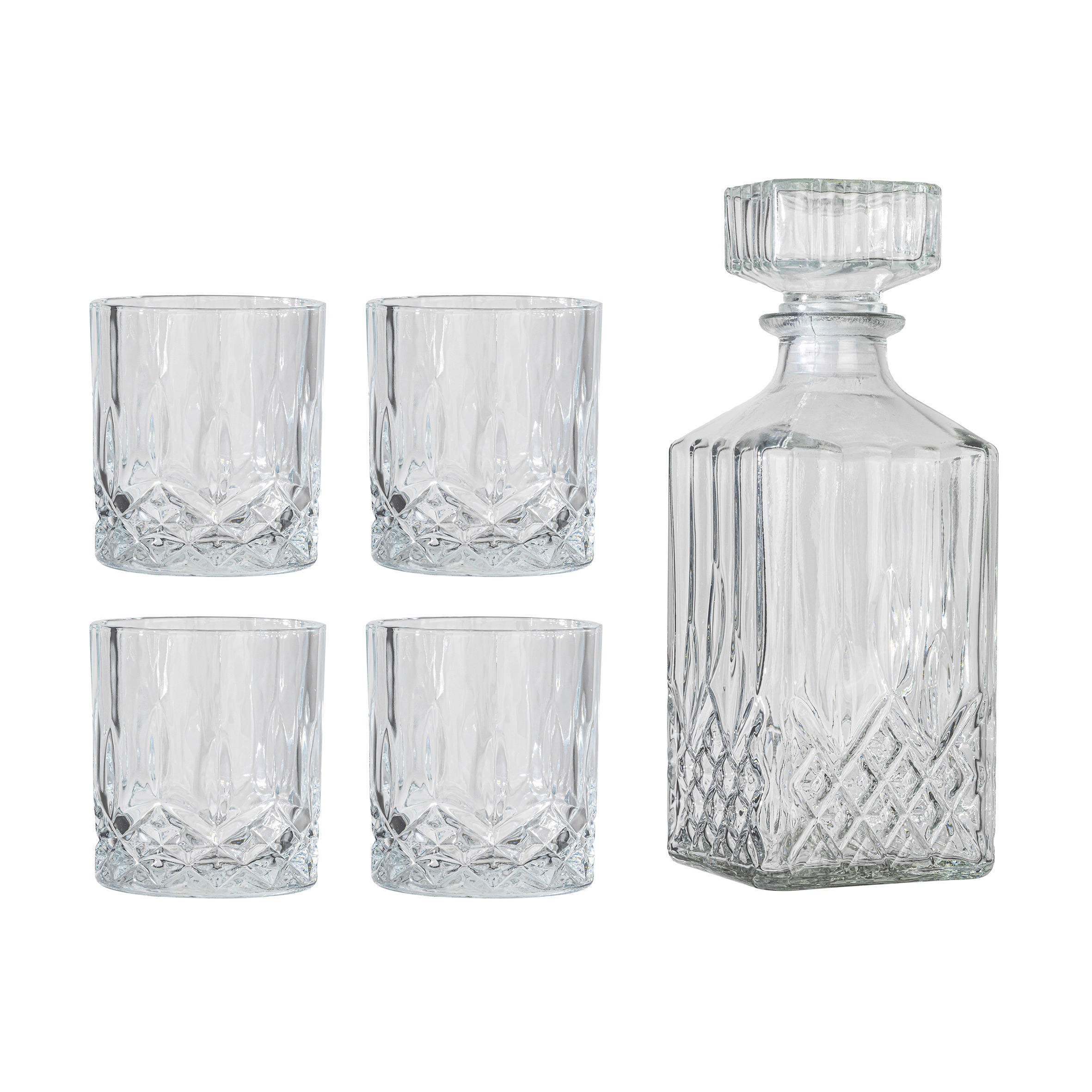 Gläserset transparent Whiskyset_5tlg. - transparent