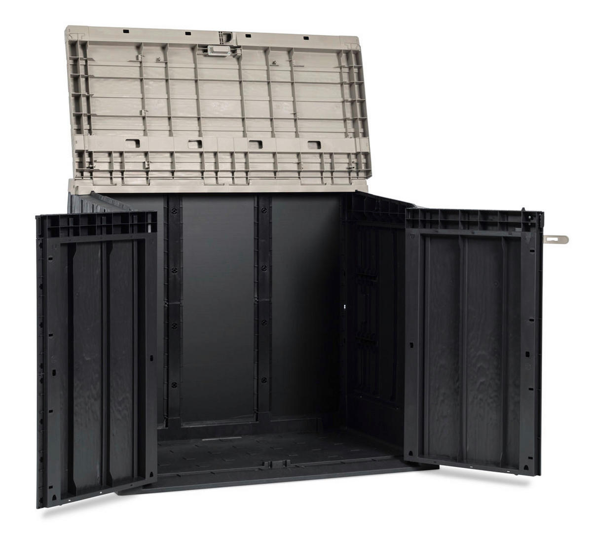 Toomax Mülltonnenbox Stora Way grau B/H/L: ca. 111x74,5x129,5 cm Stora Way - anthrazit/grau (129,50/111,00/74,50cm) - Toomax