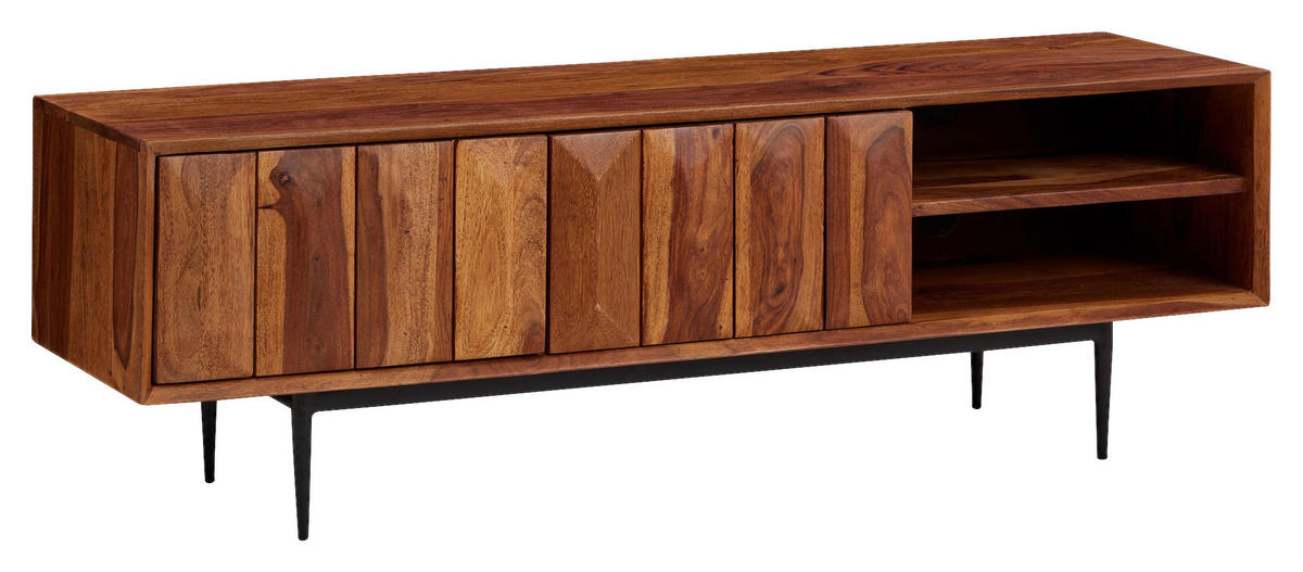 Lowboard rosenholz Nachbildung B/H/T: ca. 123x42x35 cm Lowboard - rosenholz (123,00/42,00/35,00cm) - Wohnling