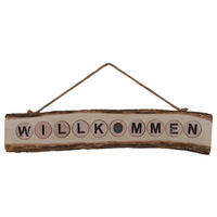 Näve Leuchten LED-Dekoleuchte natur B/H/T: ca. 3,6x12x60 cm LED-Dekoleuchte Willkommen - natur (3,60/12,00/60,00cm) - Näve Leuchten