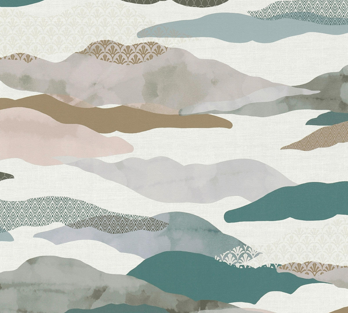 A.S.Creation Vliestapete weiß grau B/H/D: ca. 53x1005x7,5 cm Vliestapete - weiß/grau (7,50/1005,00cm) - A.S.Creation