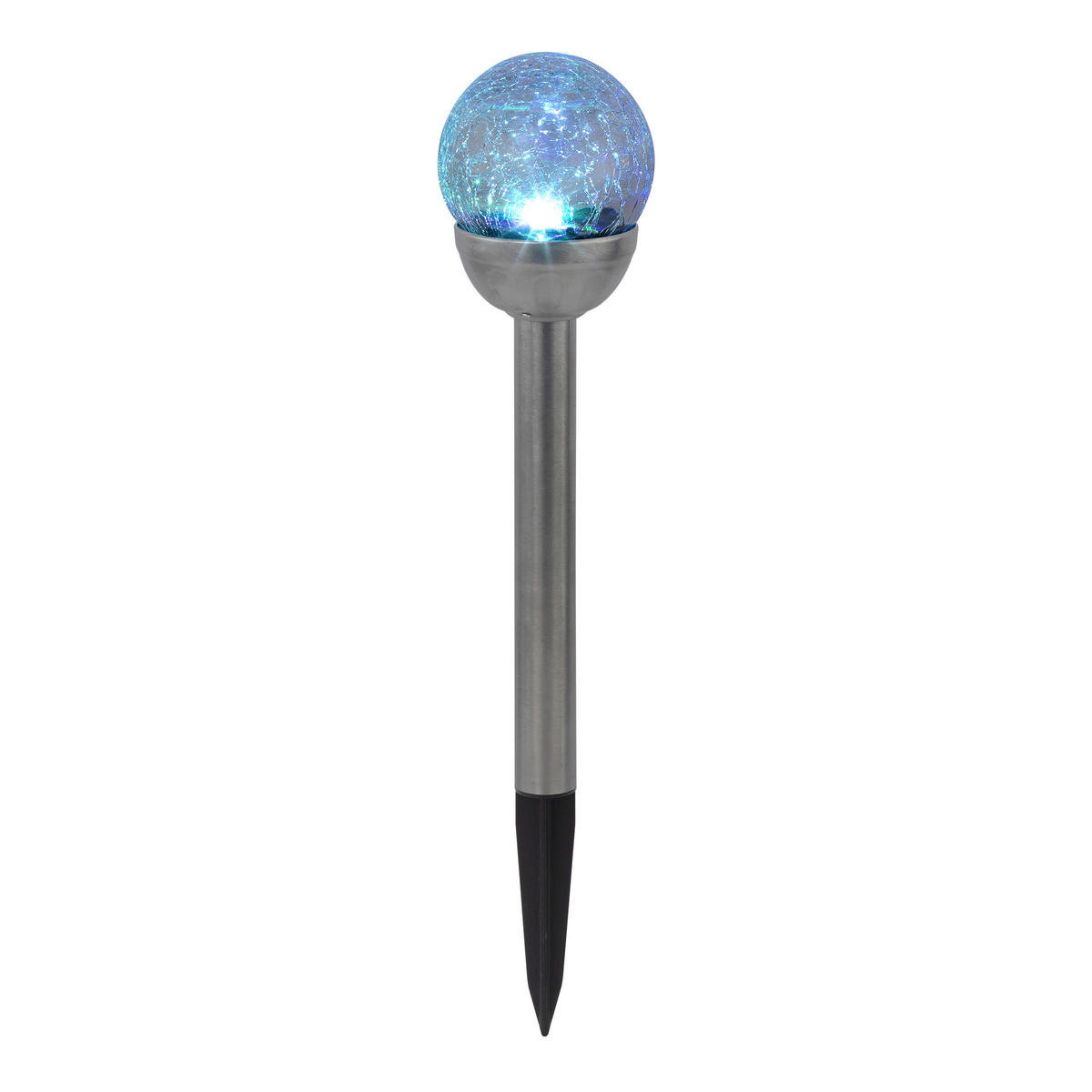Solarleuchte Solarleuchte_Crackle-Glas_RGB - Sensation