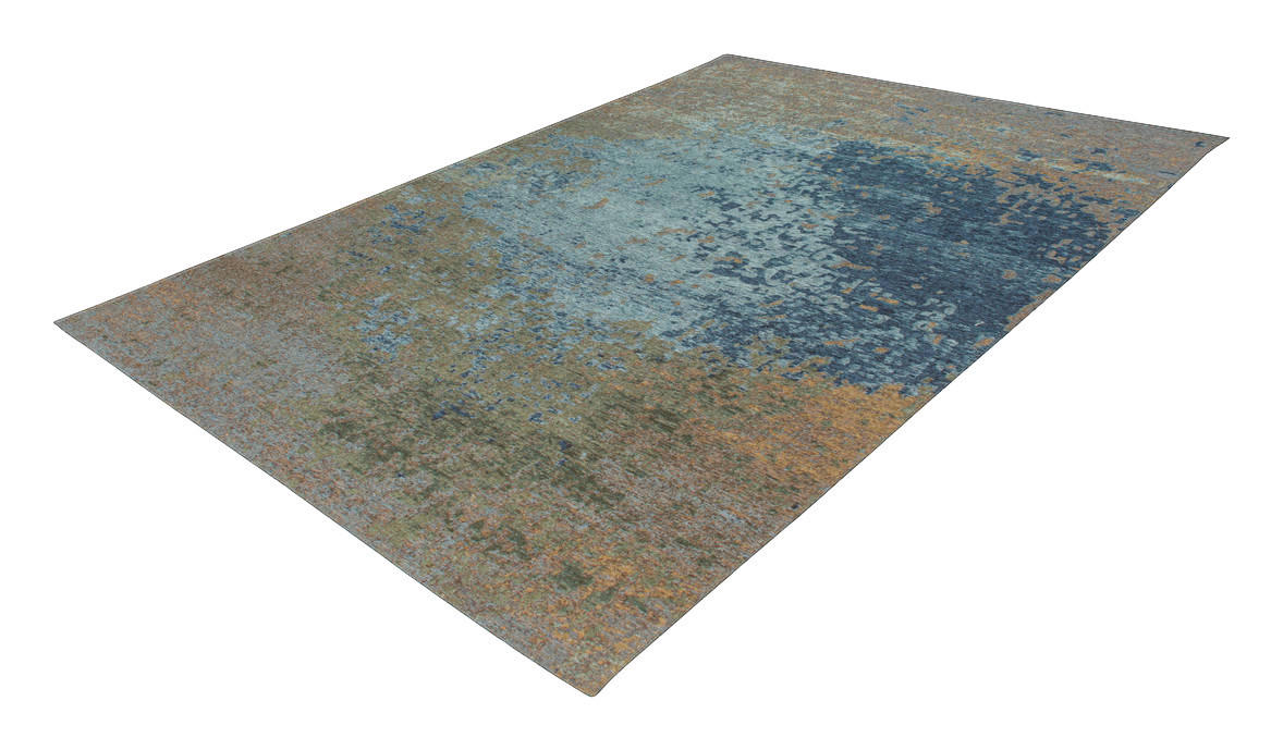 360Living Teppich Blaze Multi B/L: ca. 155x230 cm Blaze - blau/Multi (155,00/230,00cm) - 360Living