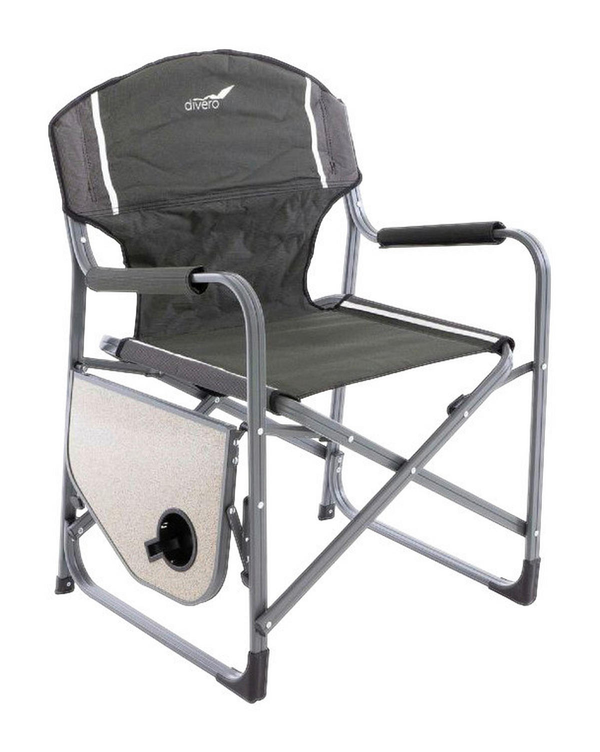 VCM Campingstuhl schwarz Polyester B/H/T: ca. 51x87x59 cm Campingstuhl - schwarz (51,00/87,00/59,00cm) - VCM