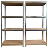 Schwerlaststeckregal 2er-Set verzinkt B/H/T: ca. 160x160x40 cm Schwerlaststeckregal 160x160x40cm V - verzinkt (160,00/160,00/40,00cm)