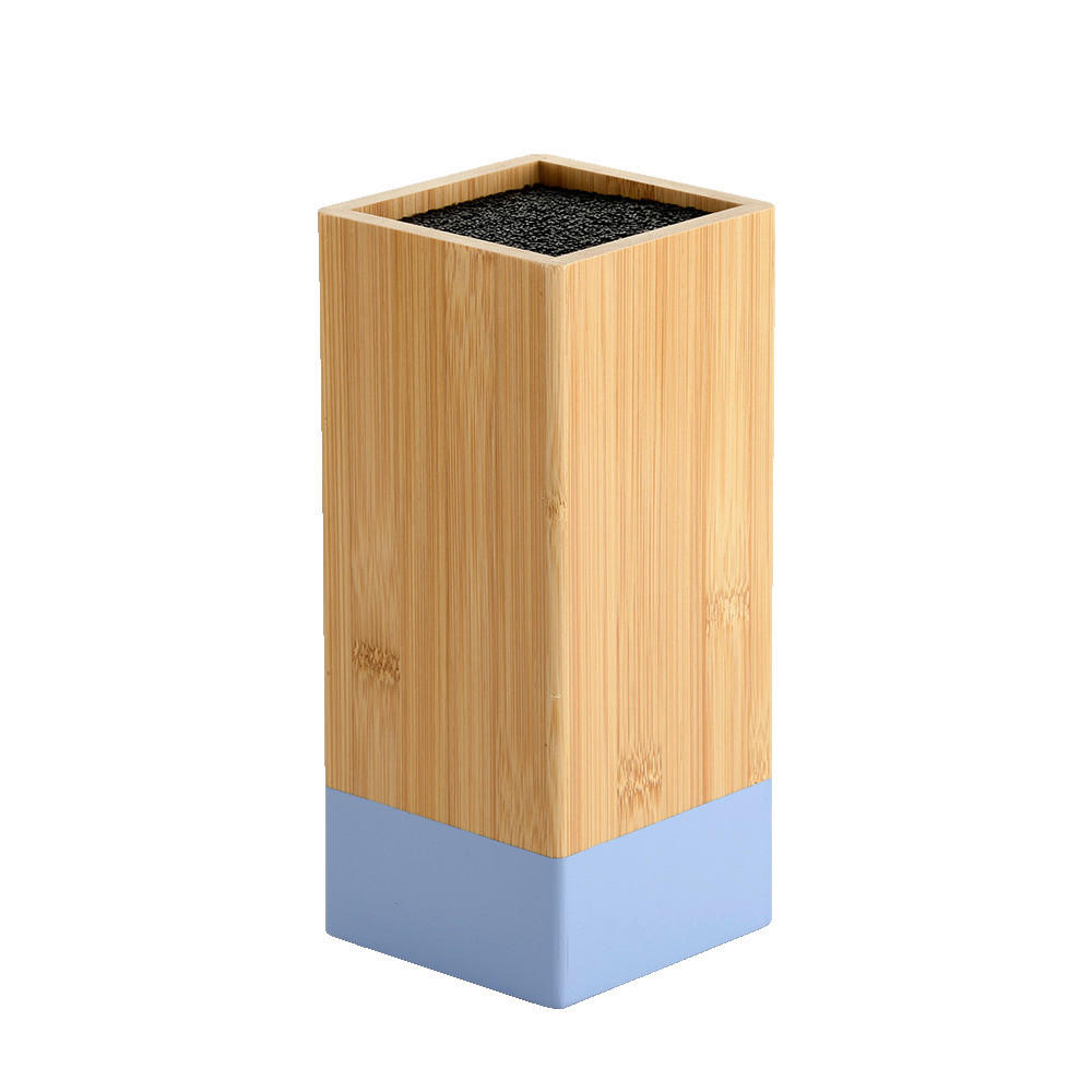 Kesper Messerblock Messerblock - braun/blau (10,00/10,00/23,00cm) - Kesper