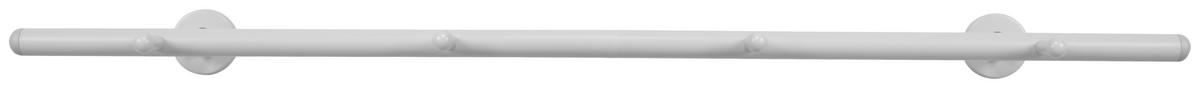 Garderobenleiste Derby weiß Metall B/H/T: ca. 80x2x9 cm Derby - weiß (80,00/2,00/9,00cm)
